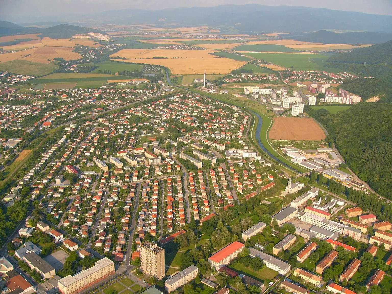 Партизанске — география места поездки