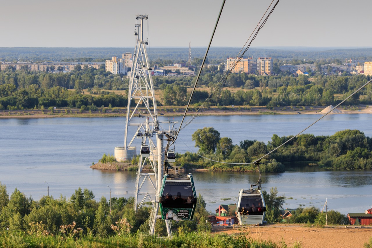 Канатная дорога в Бор